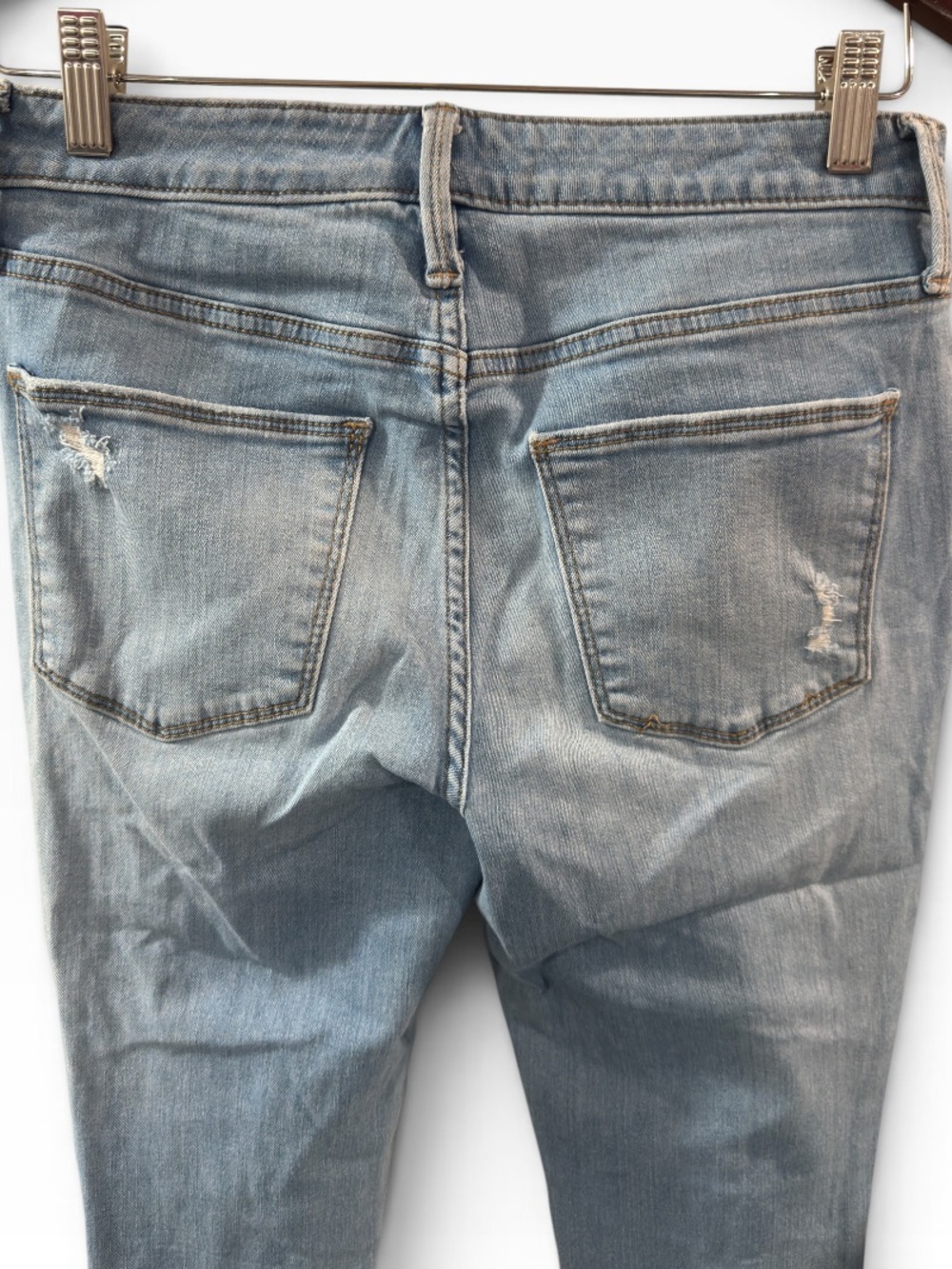 Universal Thread Light Blue Mid Rise Distressed Skinny Jeans - Picture 8 of 8